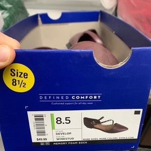 Apt. 9 Size 8.5 Winestud Flats- New